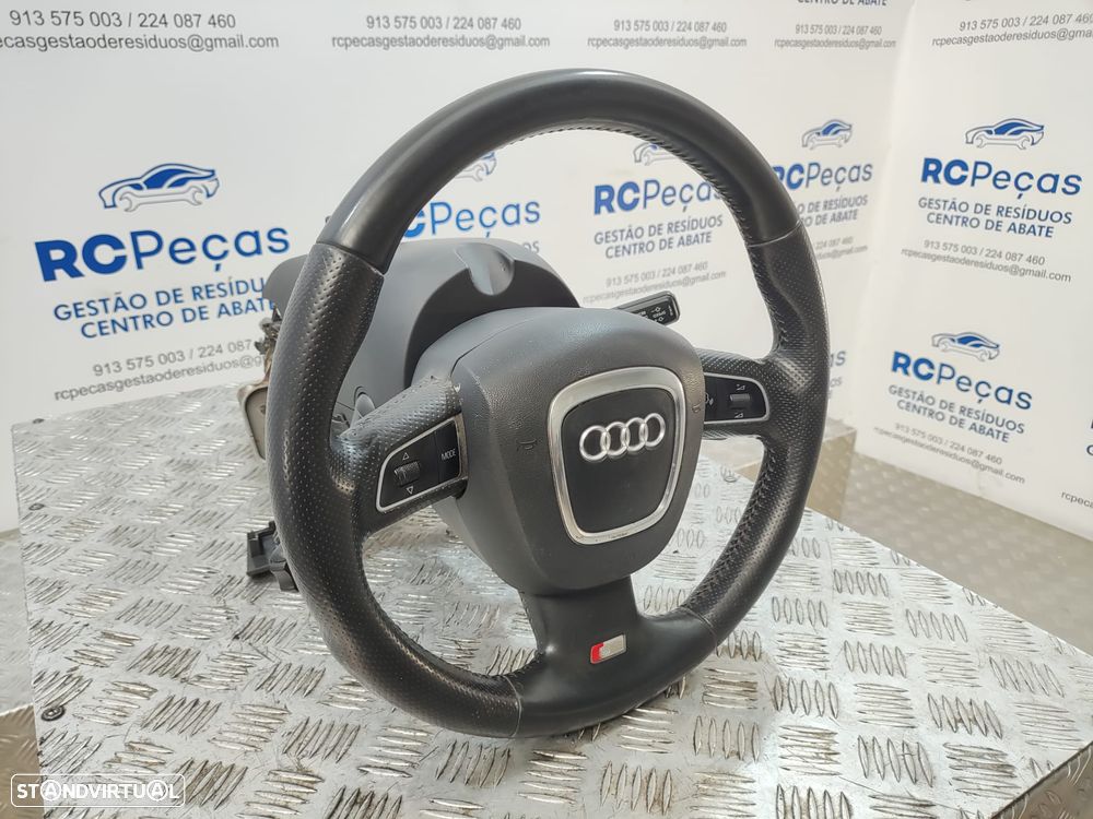 Volante Completo Em Pele Perfurada Audi A1 8X S-Line SLine - 6