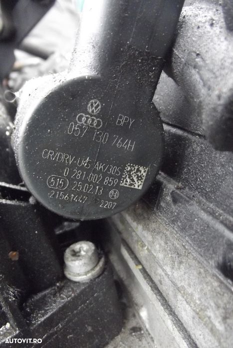 Rampa Injectoare VW T5 motor 2.0 euro 5 pompa inalte injectoare 2.0 T5 - 3