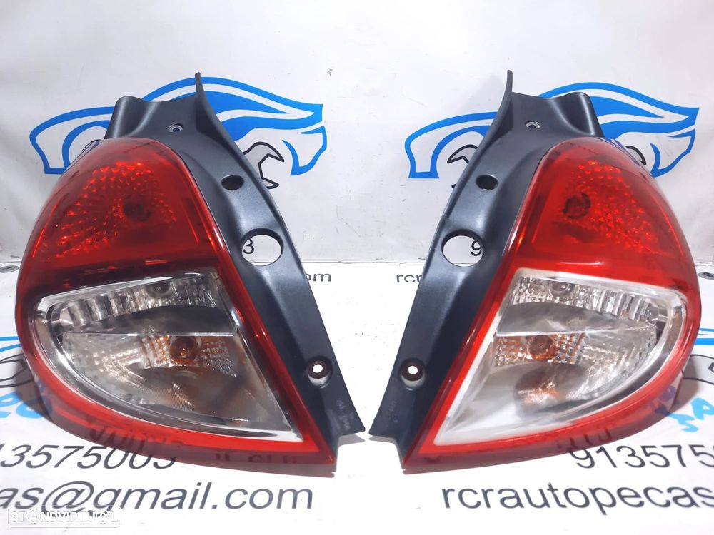 FAROLIM FAROLINS ESQUERDO DIREITO RENAULT CLIO III 3 MK3 FASE II 2 8200886925 8200886946 - 2