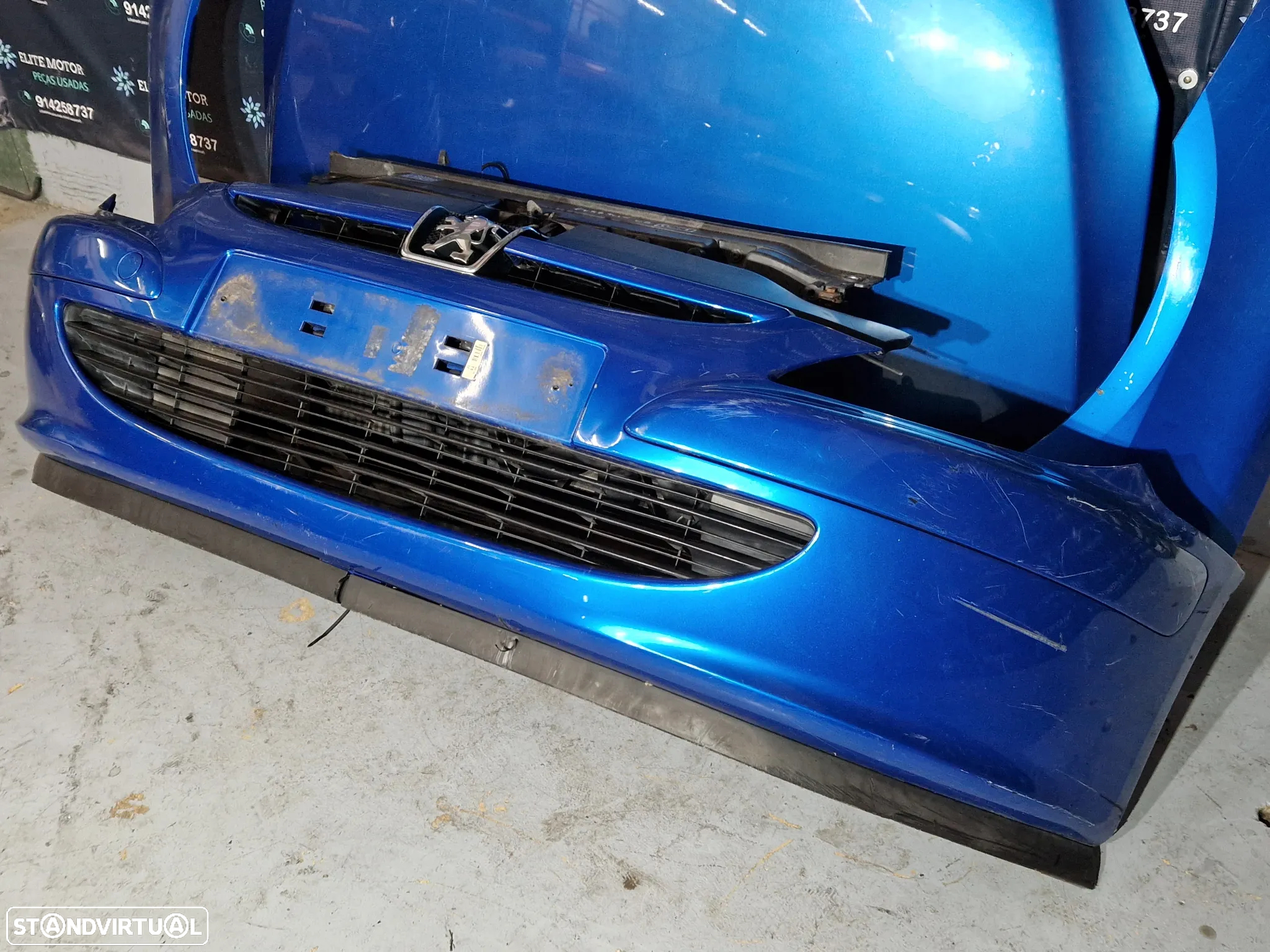 Frente completa usada PEUGEOT 307 HDI capot parachoques guardalamas oticas radiador - 5