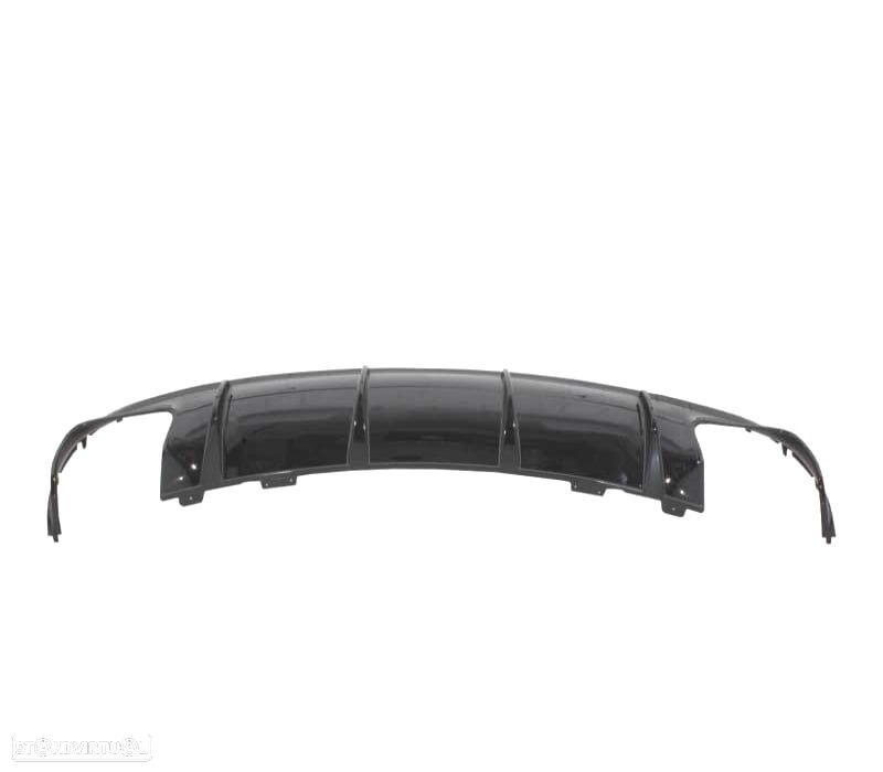 DIFUSOR TRASEIRO MERCEDES CLA W117 13-18 LOOK AMG CLA45 PRETO BRILHANTE - 2