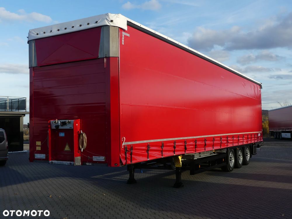 Schmitz Cargobull FIRANKA / VARIOS / IDEALNY STAN / OŚ PODNOSZONA / - 1