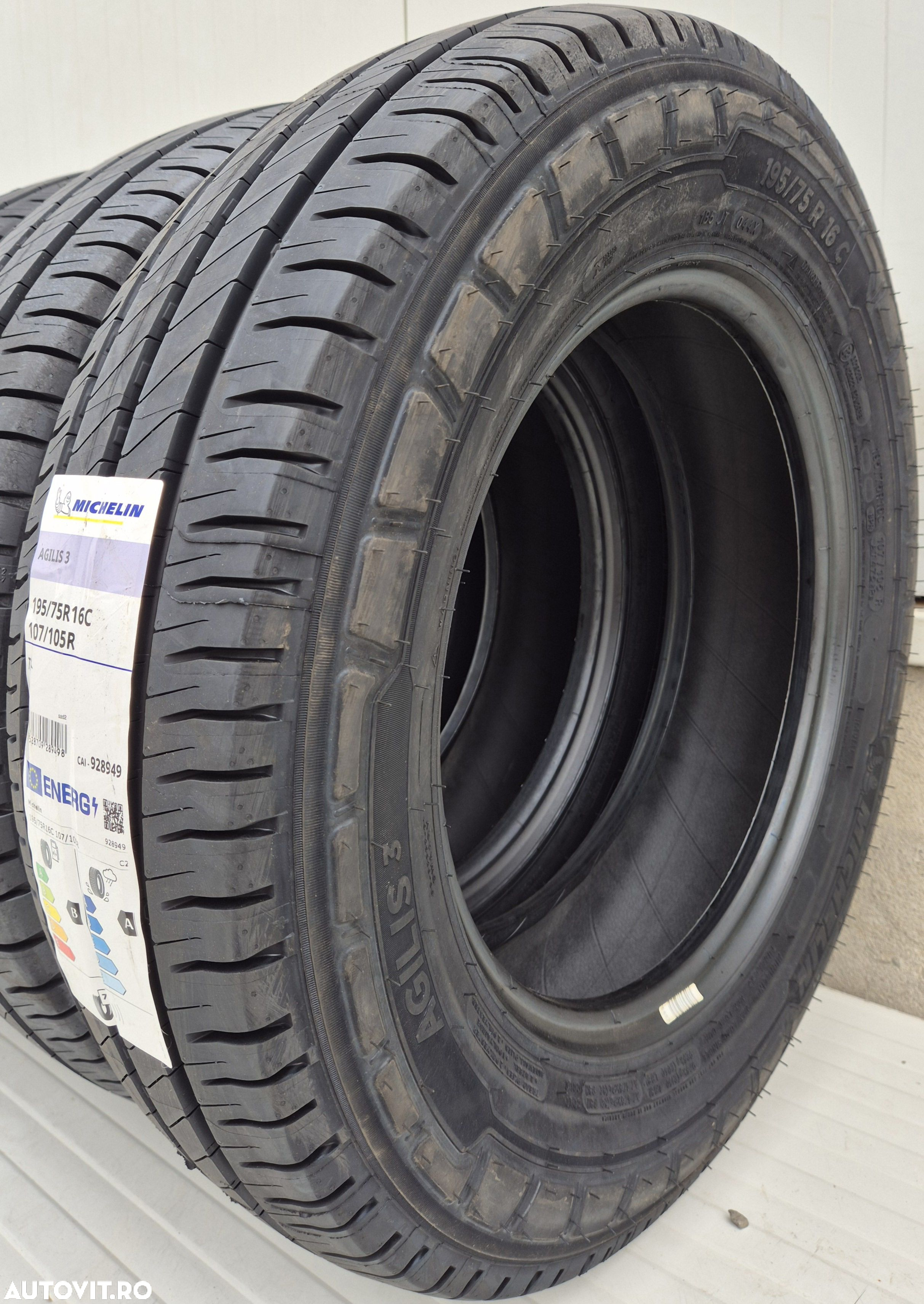195/75 R16C, 107R, MICHELIN Agilis 3, Anvelope vara ,Aderenta clasa A - 3