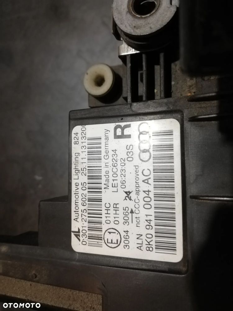 LAMPA PRZÓD PRZEDNIA PRAWA AUDI A4 B8 8K0941004AC UK - 4