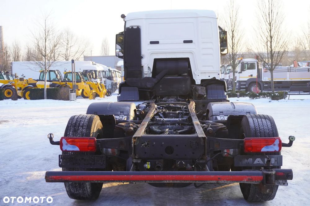 MAN TGS 26.360 / Rama 550 cm / oś skrętna / Euro 5 - 4