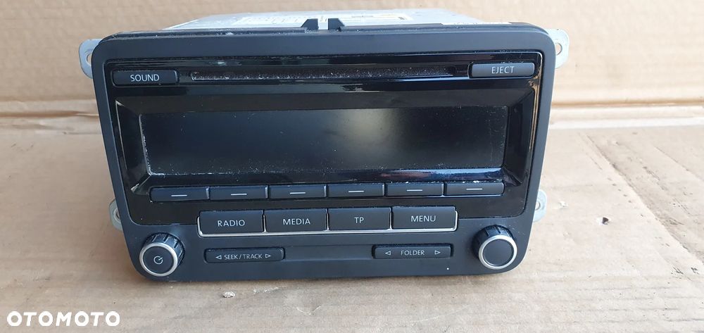 Radio radioodtwarzacz fabryczne KOD VW Tiguan I Lift 5M0035186J - 6