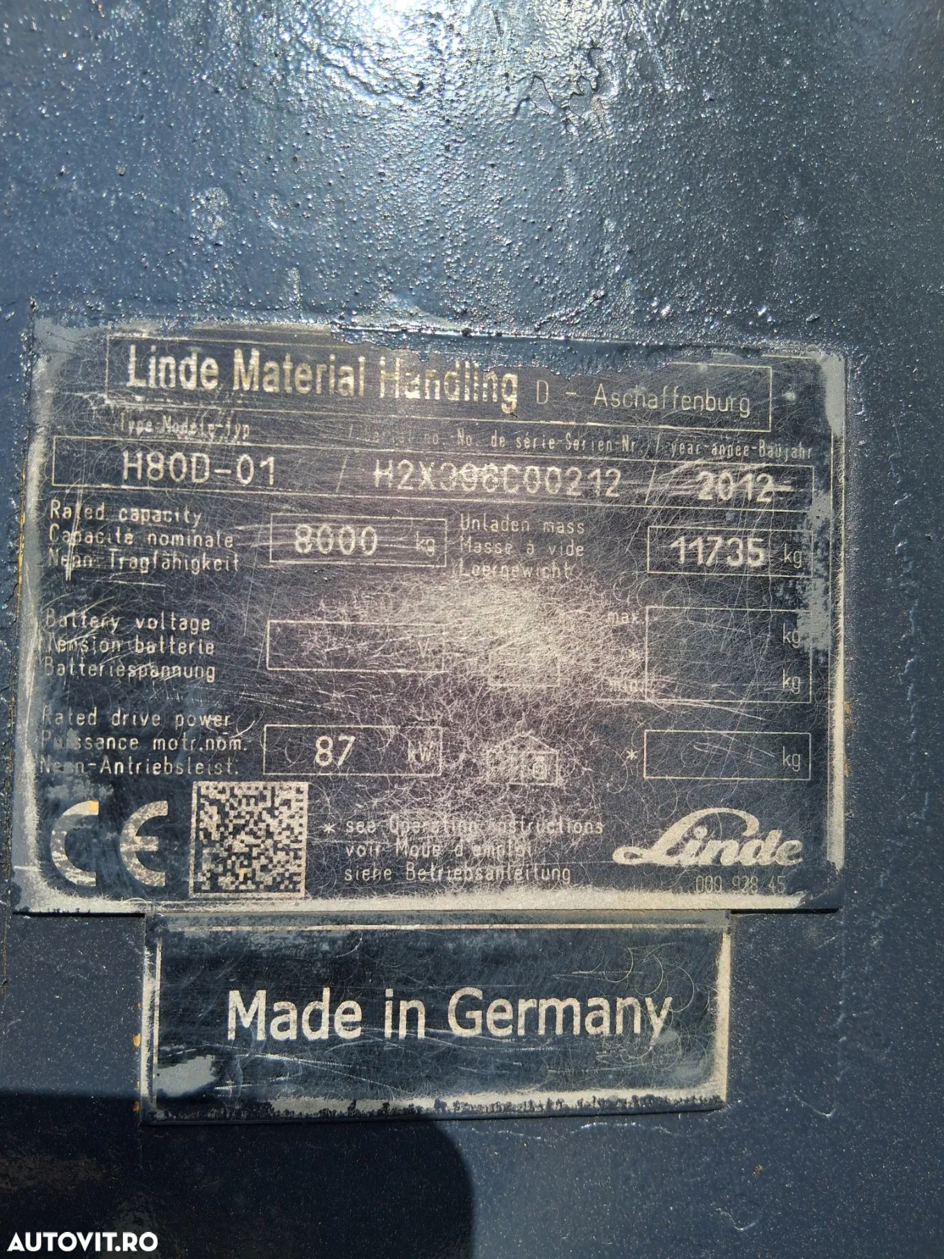 Linde H80D-01 - 7