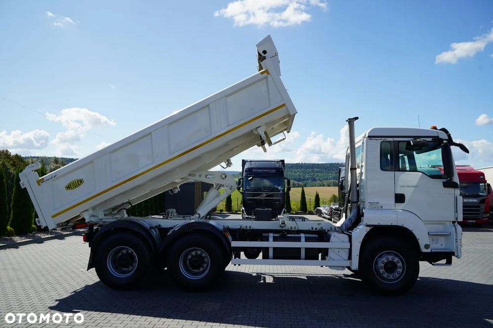 MAN TGS 33.400 / 6X4 / 2 STRONNA WYWROTKA / HYDROBURTA / BORDMATIC / MEILLER KIPPER /   EURO 5 - 7
