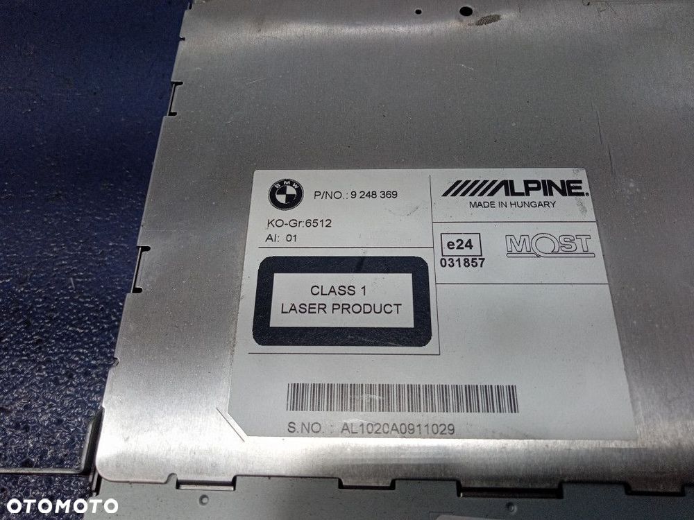 BMW 5 F11 F10 CZYTNIK RADIA CD NAVI 9248369 - 7