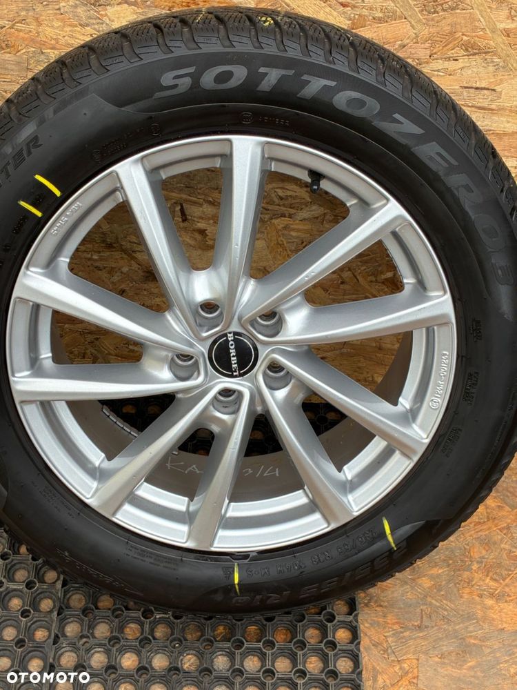 VAG BORBET 7JX18 FELGI ALUMINIOWE OPONY KOMPLET X4 5X112 ET43  FI. 57,1MM - 14