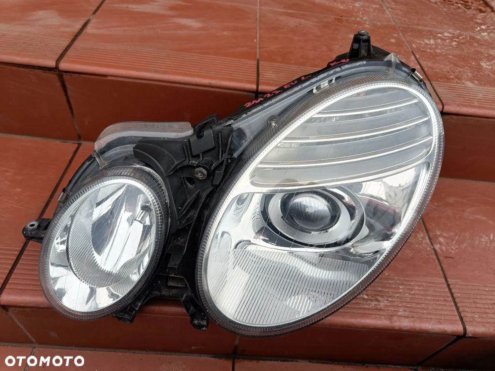 MERCEDES W211 LIFT LAMPA LEWA PRAWA PRZÓD PRZEDNIA BI XENON NIE SKRĘTNY EUROPA - 15