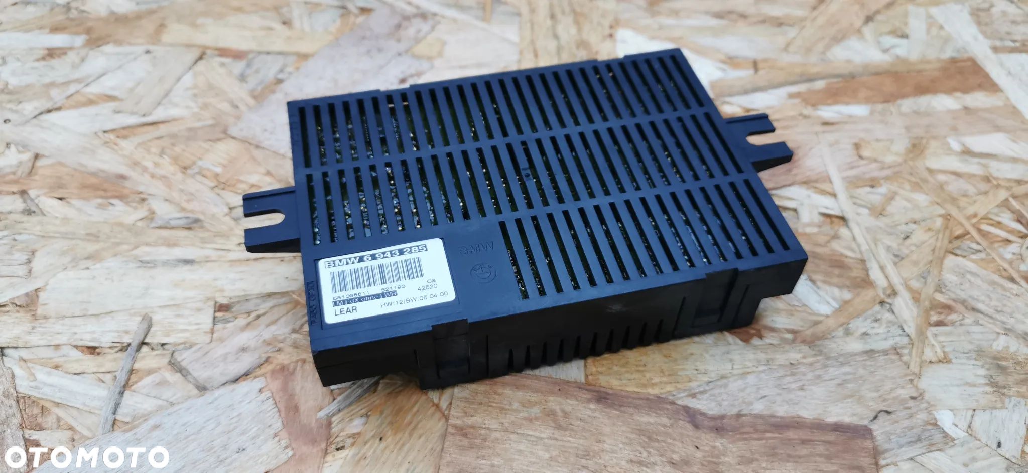 BMW E60,E61 ORYGINALNY MODUŁ / STEROWNIK  ŚWIATEŁ XENON SKRĘTNY DYNAMIC XSENON NR. 6 943 285 OEM HW: 12/SW : 05 04 00 - 1