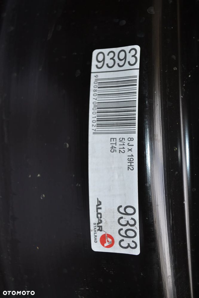 FELGI STALOWE VW SKODA SEAT AUDI 5x112 8J19 ET 45 x4szt F-890 - 9