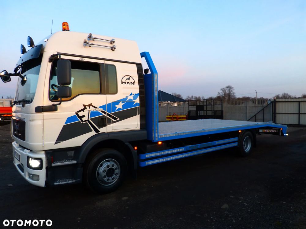 MAN TGM 15.290 POMOC DROGOWA AUTOLAWETA SPECJALNY EURO 5 DMC 15.500 KG ŁADOWNOŚĆ 9.000 KG XENON - 3