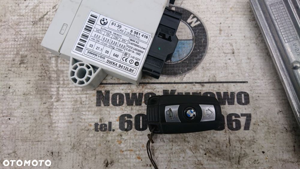 BMW E87 E90 118d 318d 122KM Zestaw Startowy Komputer Silnika 7799854 - 3