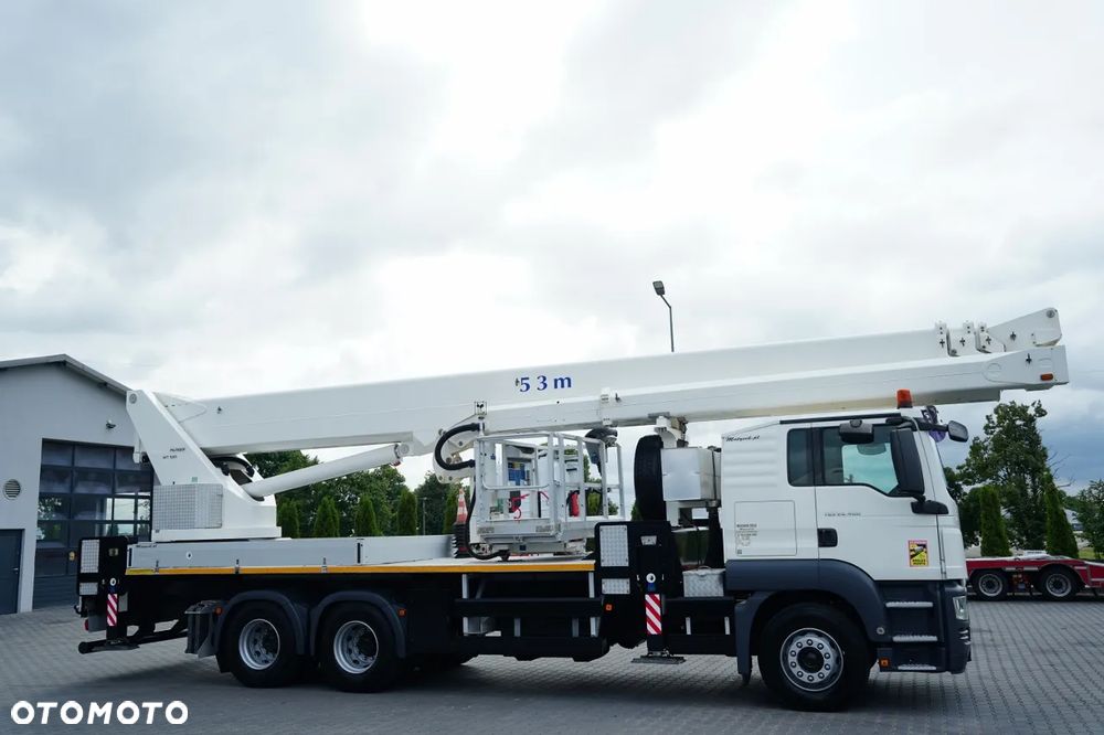 MAN TGS 26.400 /  PODNOŚNIK KOSZOWY / 6x4 / PALFINGER WT 530  / WYSOKOŚĆ ROBOCZA 53 M /  / UDŹWIG 600 KG-  5 OSÓB  / MANUAL - 16