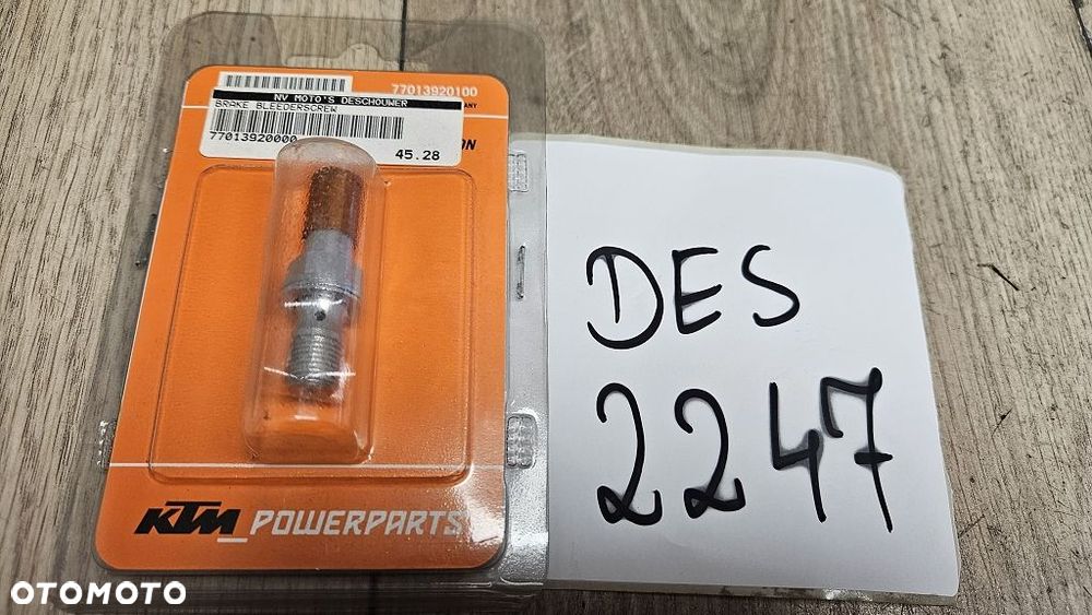 Oryginalna Śruba Odpowietrzająca KTM Speed Bleeder  77013920000 - 1