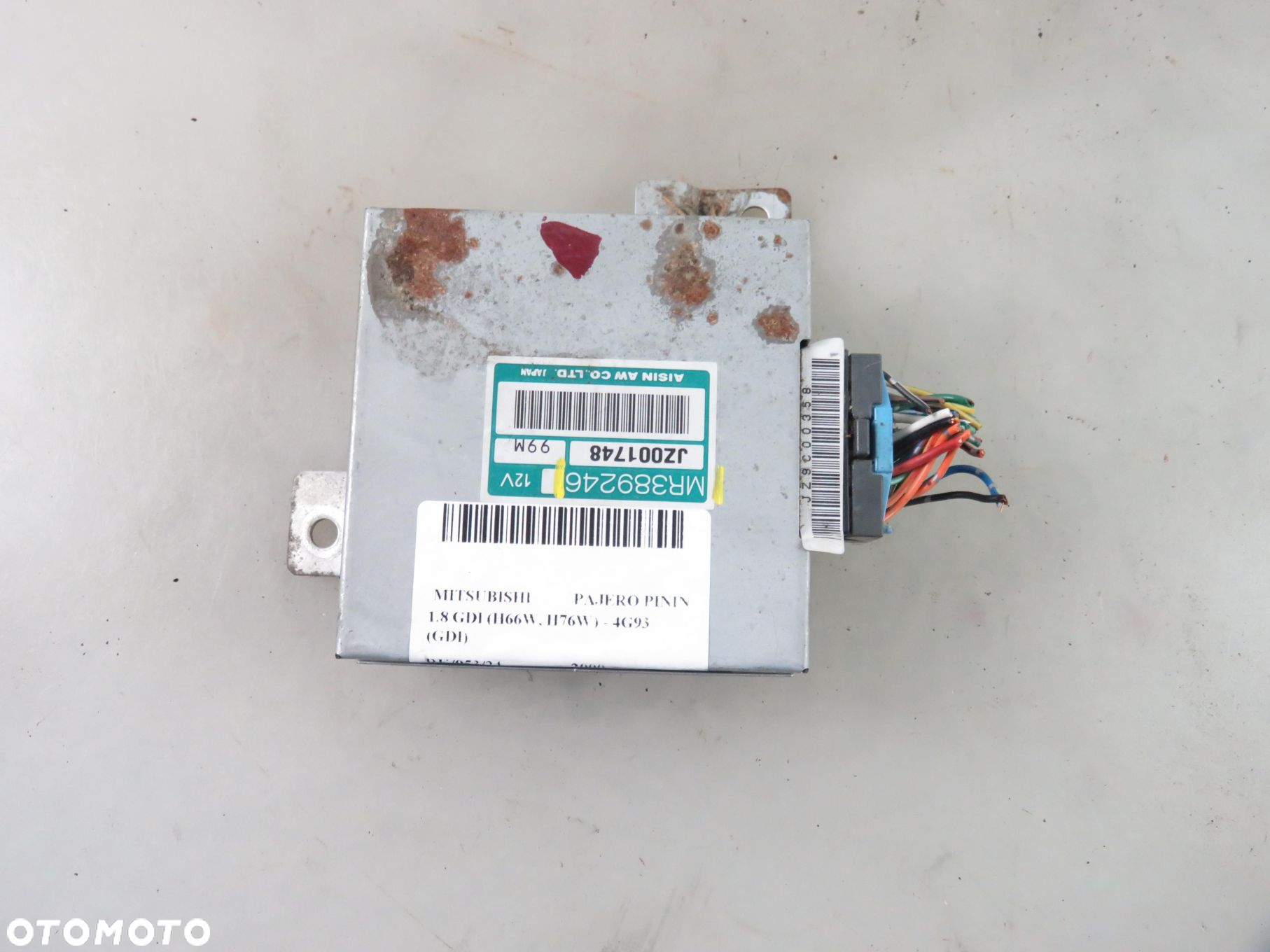 STEROWNIK SKRZYNI MITSUBISHI PAJERO PININ 1.8 GDI MR389246 - 6