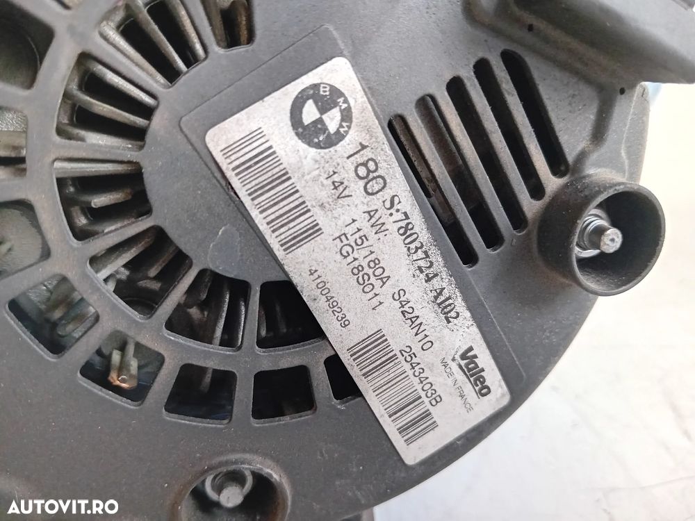 Alternator Bmw F10 F11 F07 F06 F01 F02 X5 X6 3.0 D N57 N57D30A Cod 7803724 7 Caneluri - 7