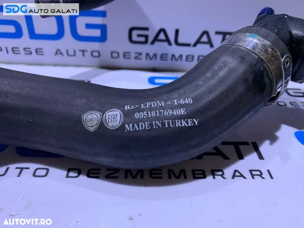 Suport Carcasa Termostat cu Furtun Furtune Apa Racitor Gaze Suport EGR Fiat Doblo 1.6 JTD Multijet 2009 - Prezent - 2