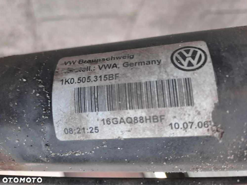 Volkswagen Touran kompletna belka tylnego zawieszenia 1K0505315BF ZDROWA !! - 4