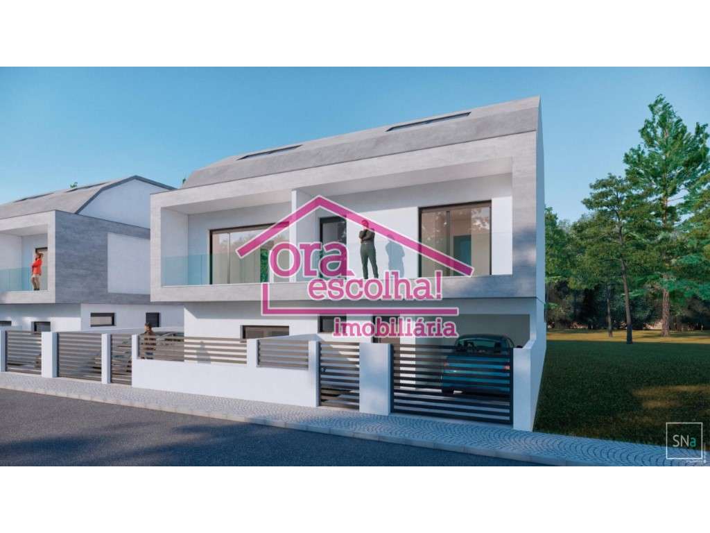 Moradia T3 Geminada NOVA com PISCINA e Pérgola - Fernão Ferro! - Grande imagem: 3/9