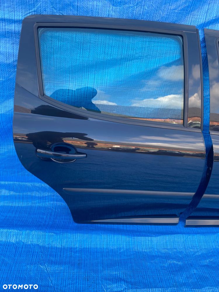 DRZWI PRAWE PRAWY TYŁ TYLNE  PEUGEOT 207 SW KOMBI EXL CZARNE - 4