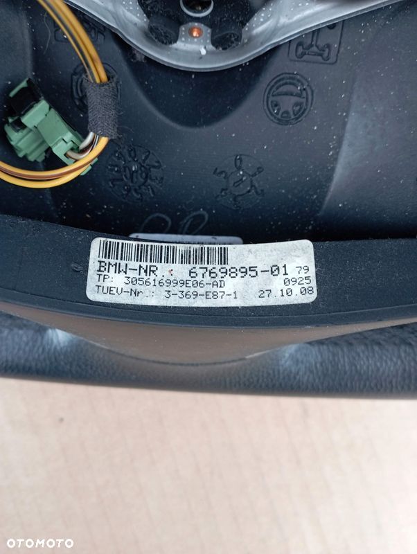 BMW 1 E87 KIEROWNICA SKÓRA MULTIFUNKCJA 6769895 - 4