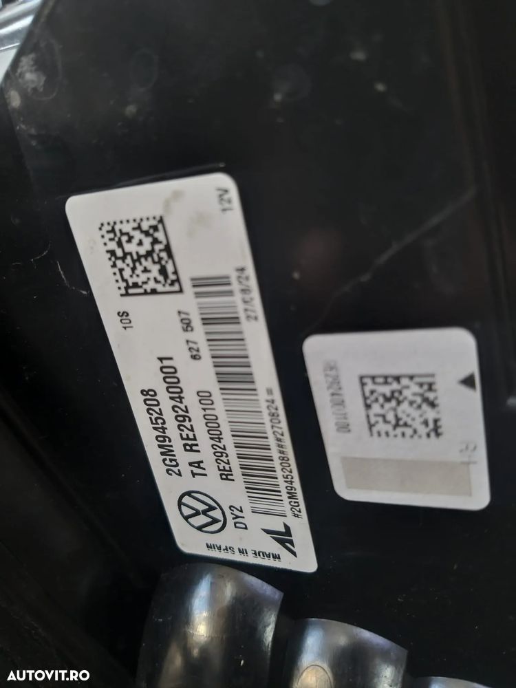 Stop tripla lampa dreapta led facelift aripa vw t cross c11 d31 2gm945208 re29240001 - 2