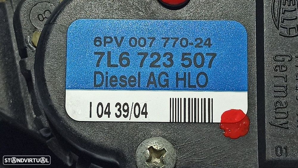 POTENCIÓMETRO PEDAL ACELERADOR VOLKSWAGEN TOUAREG (7LA) TDI V10 - 3