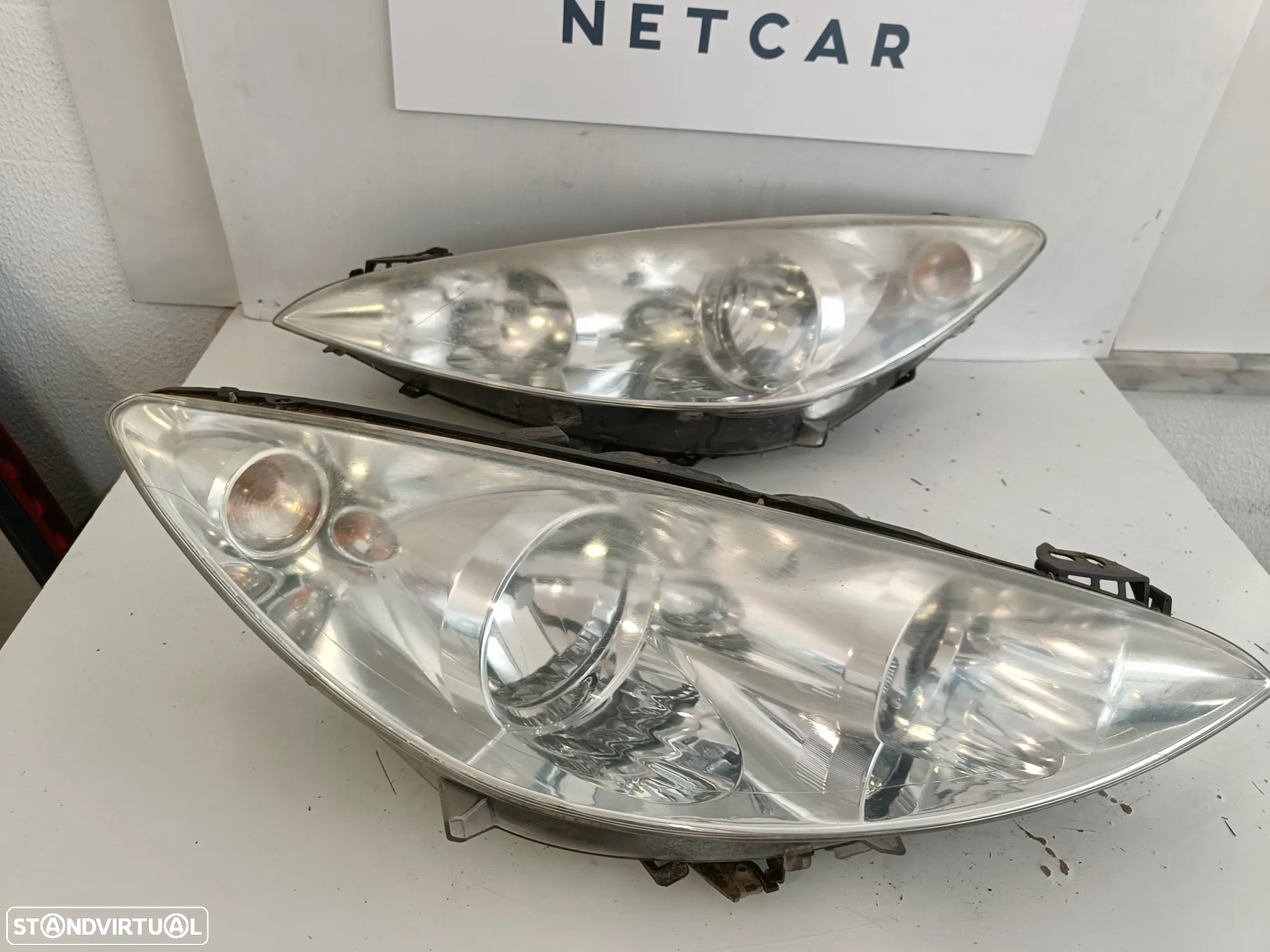farol óptica esquerdo Peugeot 308 2008 - 4