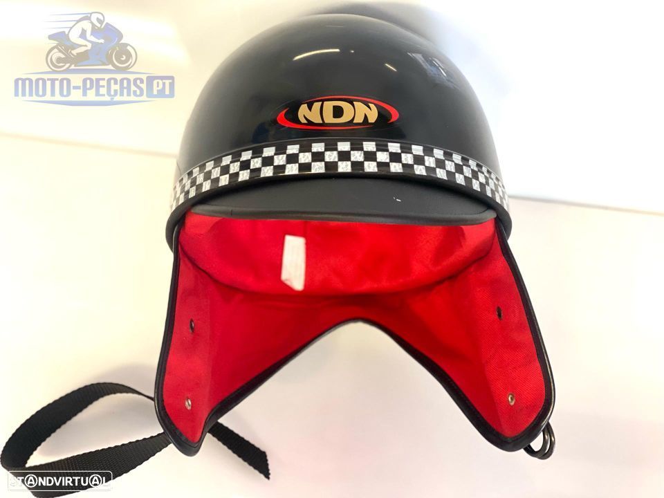 CAPACETE VINTAGE NEDIMOTO KIKO VERMELHO - 2
