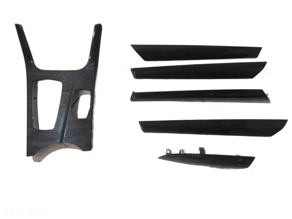 BMW X3 F25 X4 DEKORY LISTWY WEWNĘTRZNE FINELINE WAVE CIEMNE DREWNO 9200956 - 1