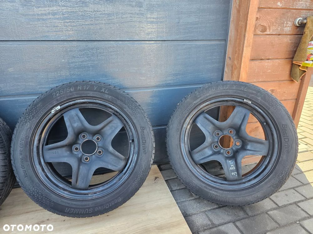 FELGI STALOWE STRUKTURALNE OPONY LETNIE OPEL OPEL ZAFIRA C ASTRA J K 5X115 17 CALI 225/50/17 et44 - 2