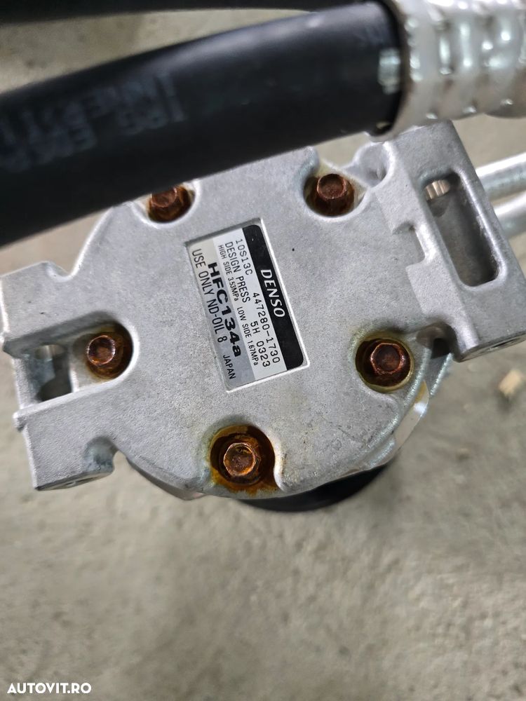 Compresor Aer Conditionat DENSO 10S13C NOU - Original Japonia - 24V, Cod 447280-1730 - 2