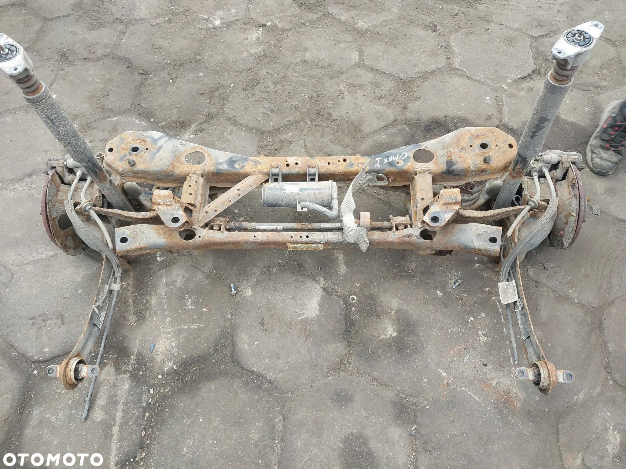 Belka tylna sanki tył tylne Ford C-Max Cmax 1 I Lift MK1 wachacz zacisk hamulcowy prawy lewy piasta amortyzator - 1