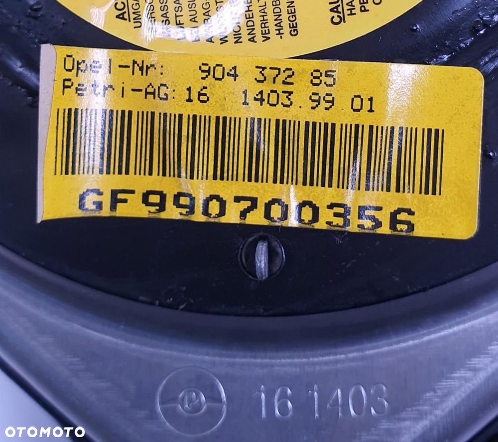 PODUSZKA AIRBAG AIR BAG KIEROWCY OPEL ASTRA II G 90437285 - 3