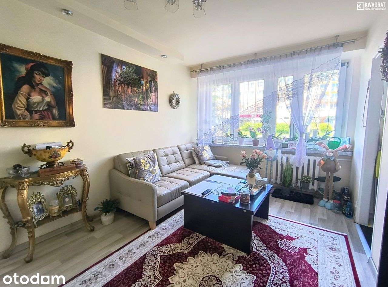 3 pokoje 47m2 parter z balkonem . Ul. Lwowska.