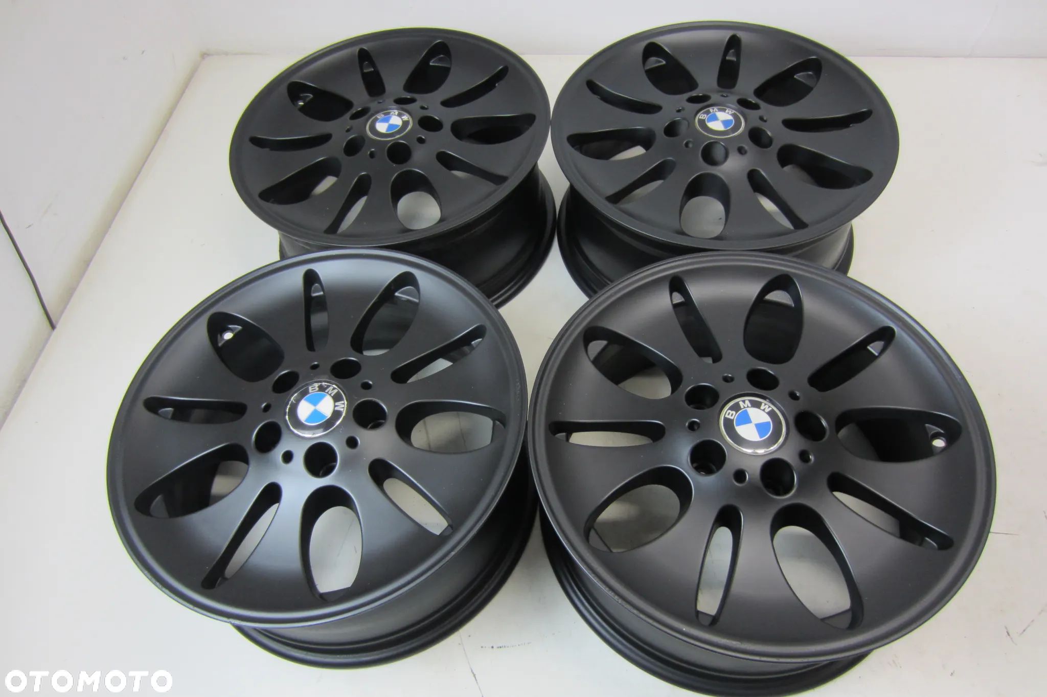 FELGI ALUMINIOWE 17 BMW F10 F11 E46 E90 E91 X3 IS40 ORYGINAŁ CZARNY MAT - 1