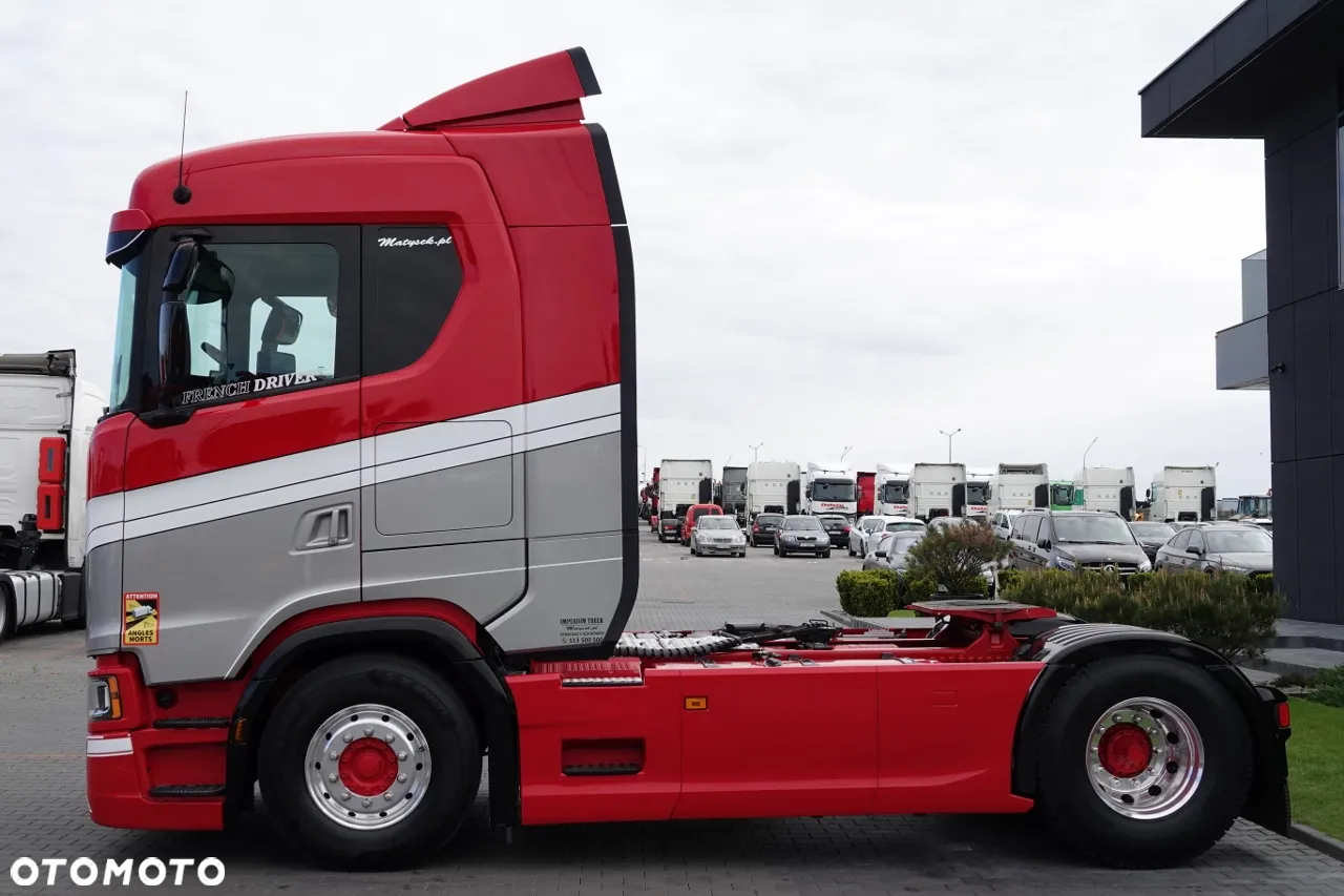 Scania S 500 / RETARDER / HYDARAULIKA / PRZÓD NA PODUSZKACH / KLIMA POSTOJOWA / ALUFELGI / OPONY 100% / PO KONTRAKCIE SERWISOWYM / SPROWADZONY - 6