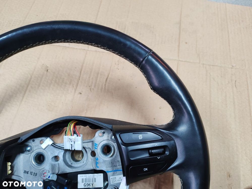 Kierownica skórzana grzana ładny stan 56130-h8000 KIA Picanto III 17- - 10