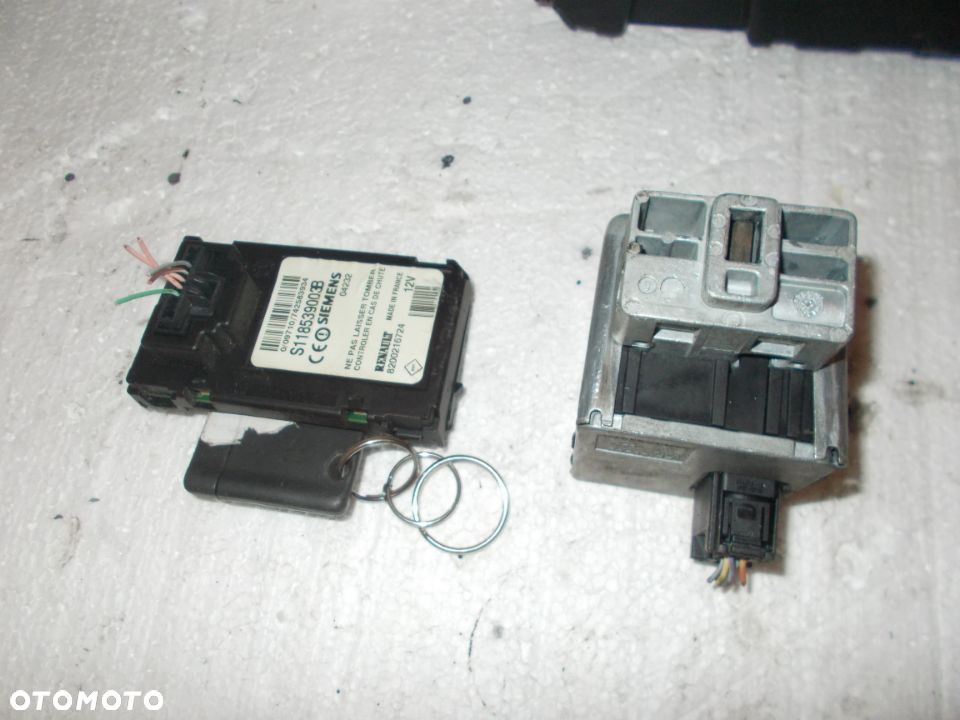 ZESTAW STARTOWY KOMPUTER KLUCZYK IMMOBILIZER MODUŁ PEUGEOT 307 1.6 HDI  NUMER: 9655698280 - 3