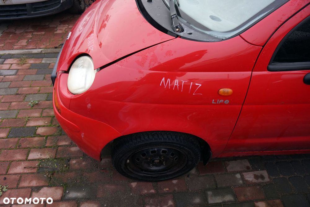 MASKA ZDERZAK BŁOTNIKI LAMPY MATIZ M100  DAEWOO 1998-2007 CZERWONY PRZÓD KOMPLETNY - 11