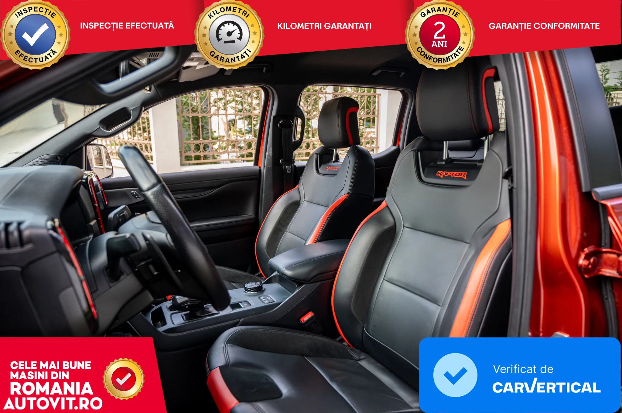 Ford Ranger Pick-Up 3.0 EcoBoost 288 CP 4x4 Cabina Dubla Raptor Aut. - 29