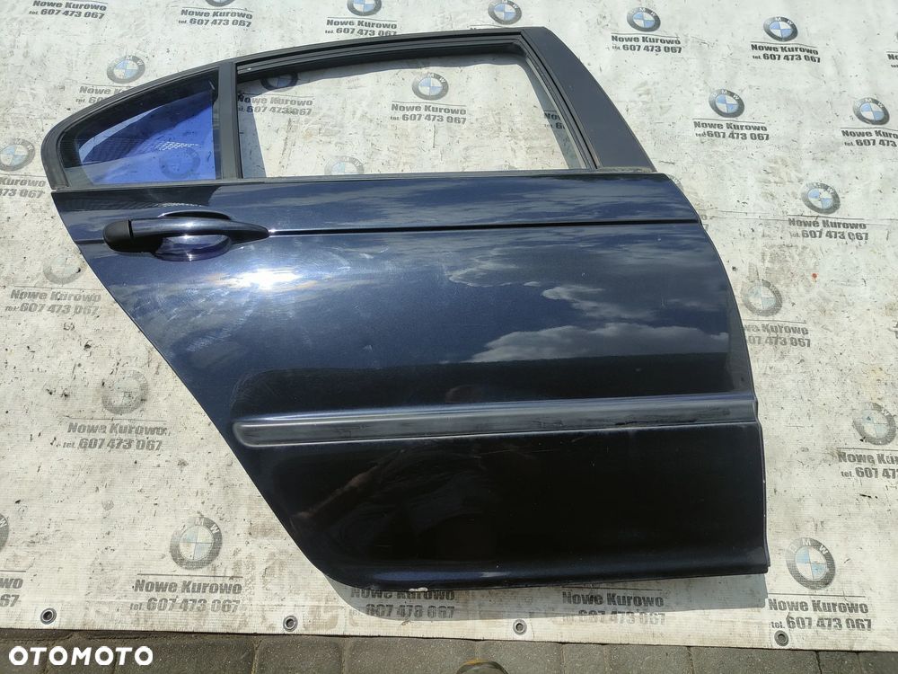 BMW E46 sedan drzwi tylne tył prawe Cosmosschwarz 303/9 - 2