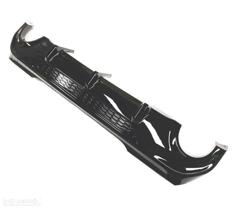 DIFUSOR BMW F40 19- LOOK 135I PRETO BRILHANTE - 4