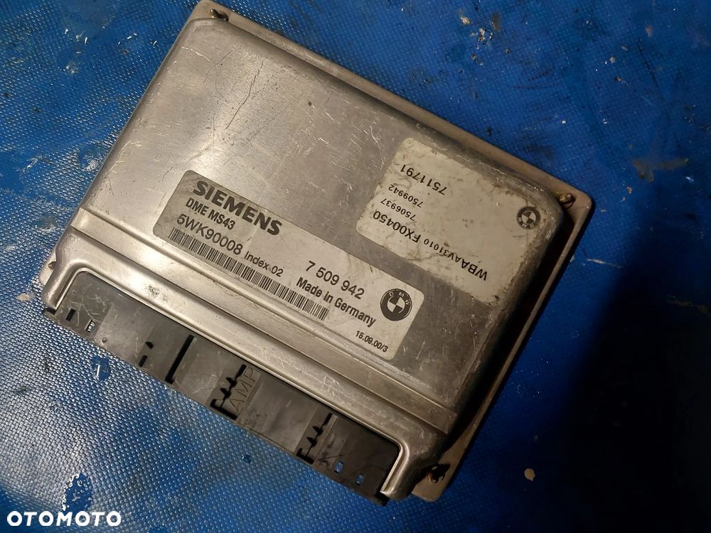 Sterownik silnika BMW MS43 2.2 2.5 3.0 DMEMS42  5WK90008 /  7509942 - 1