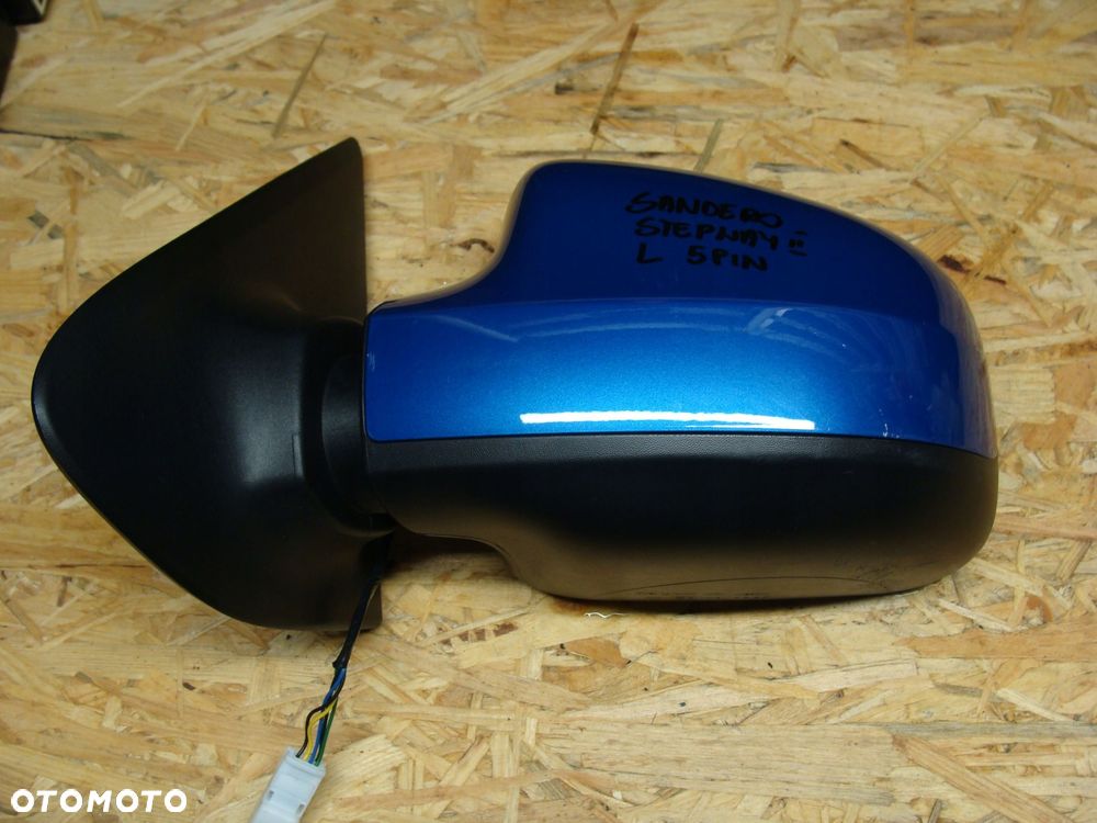 lusterko lewe dacia sandero stepway ii 5 pin europa - 1
