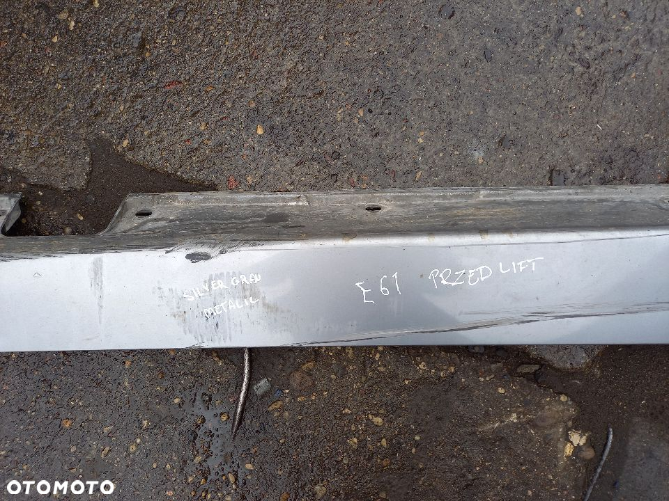 Listwa progowa prawa  Bmw e60 e61 7033760 kod Silver Grau Metalic - 6