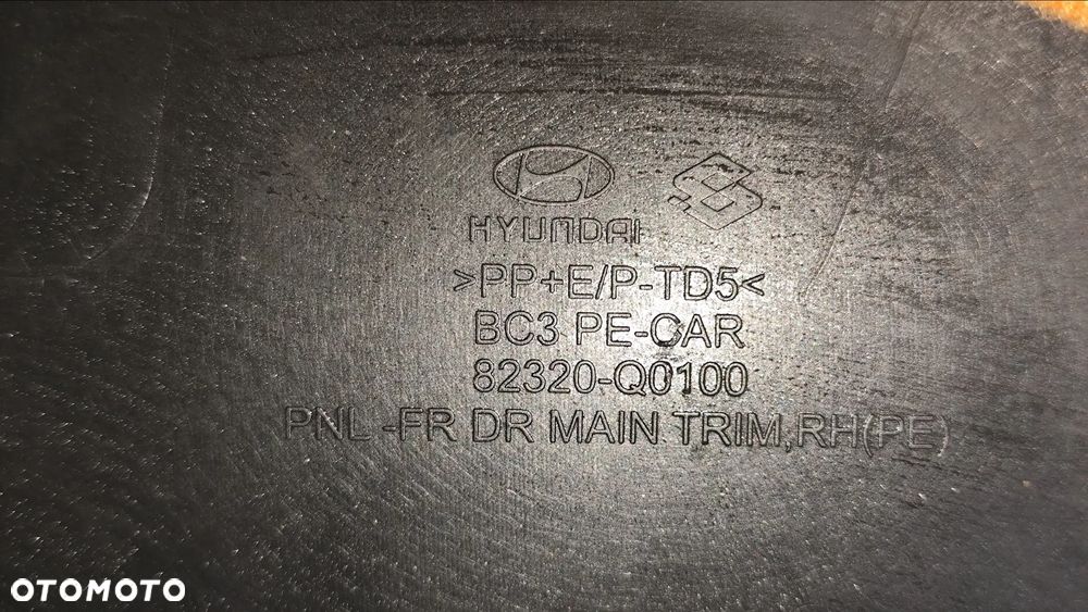 HYUNDAI I20 III BOCZEK POSZYCIE DRZWI PRAWYCH PRZEDNICH 82320-Q0100 - 11